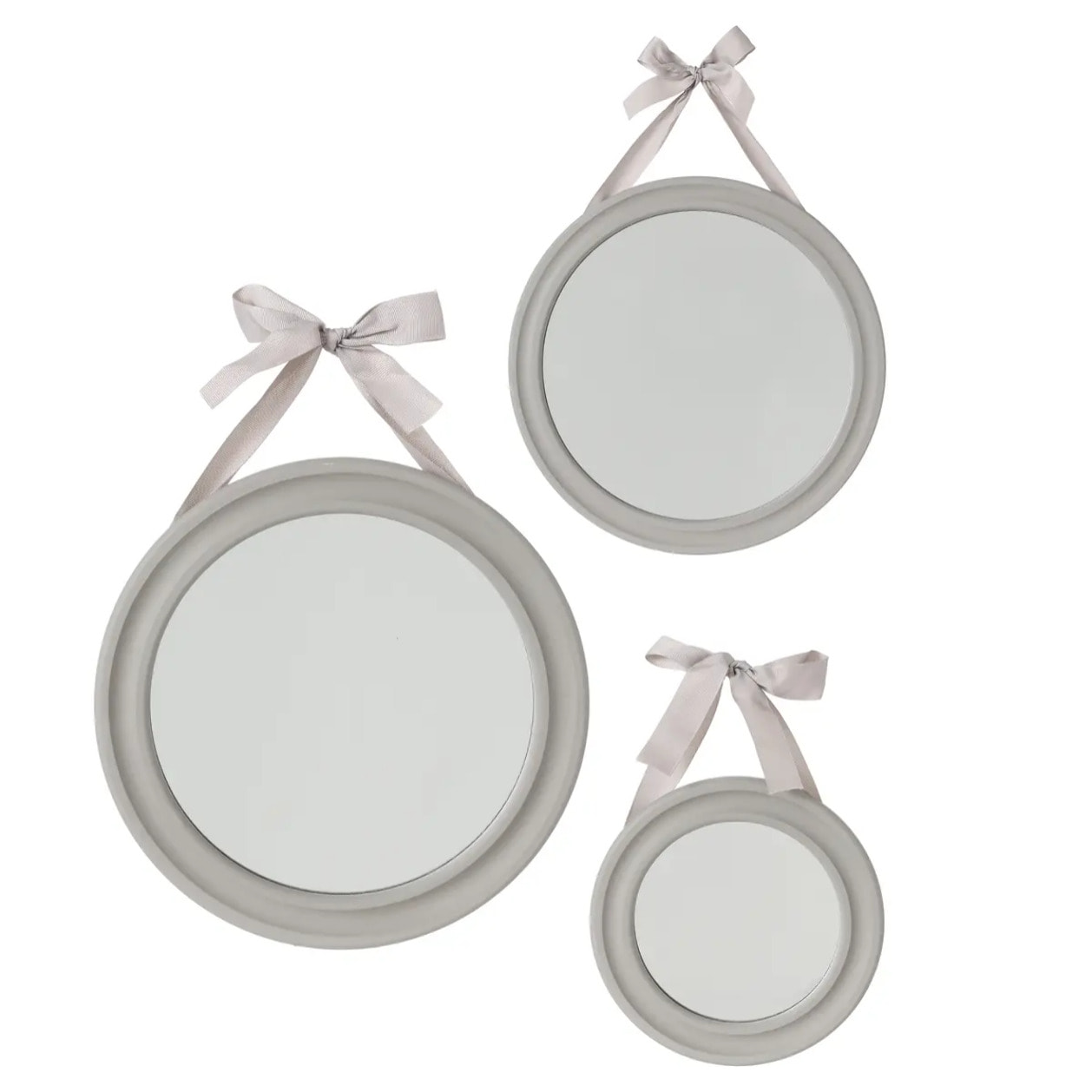 Set de 3 miroirs ronds "Ruban"