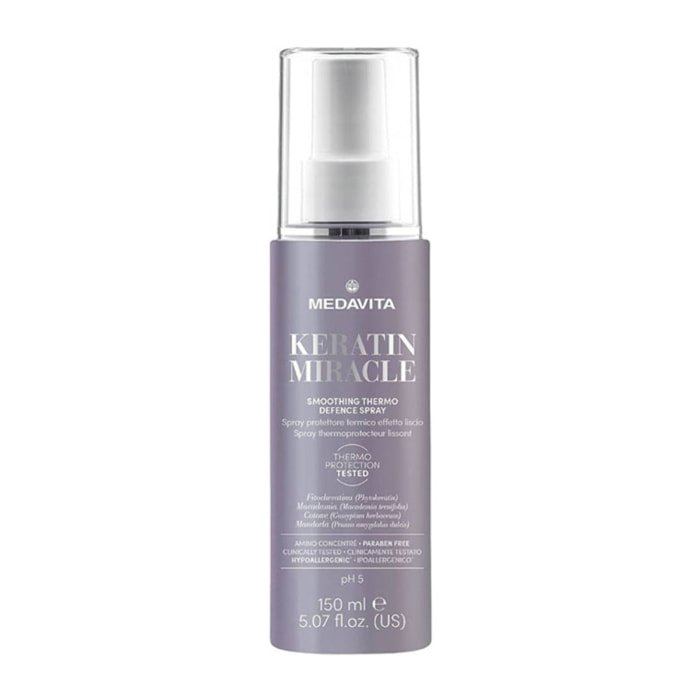 MEDAVITA Keratin Miracle Smoothing Themo Defence Spray 150ml