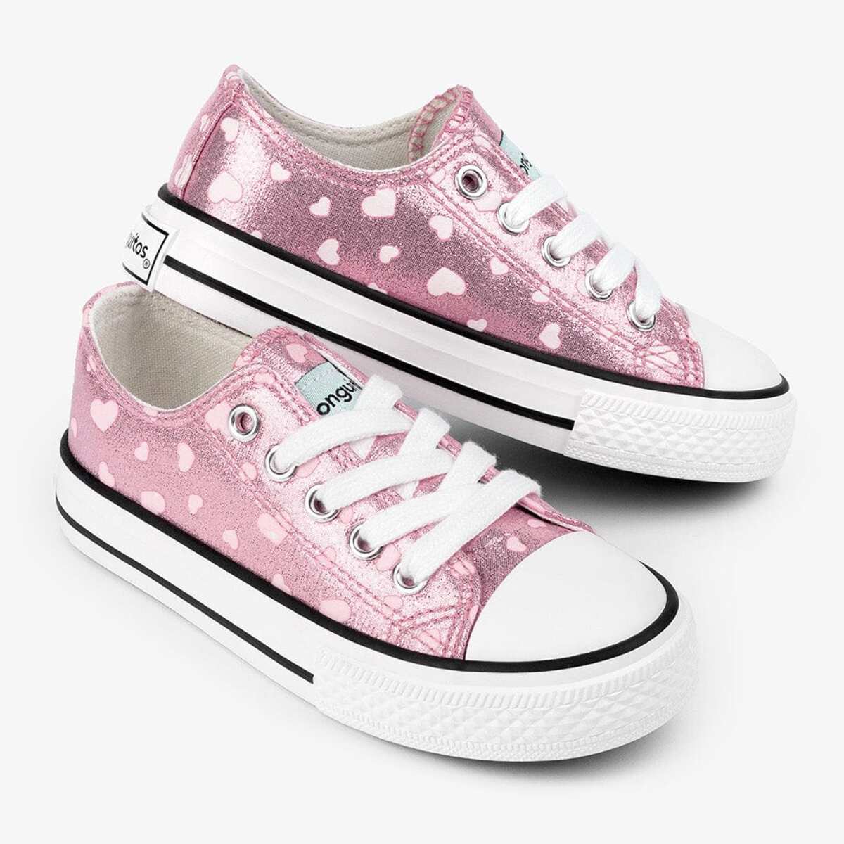 Girl's Pink Glows in the Dark Sneakers