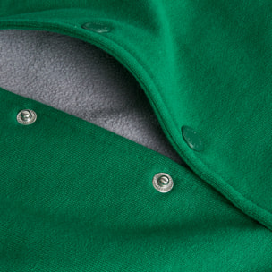 Cazadora felpa bicolor de niño -BCI