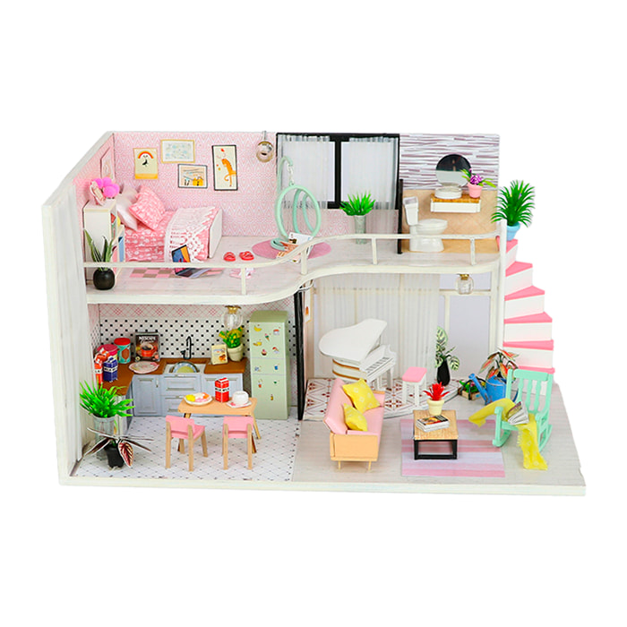 La melodia rosa di Anna. Modello 3D realistico con grande dettaglio e luci LED.