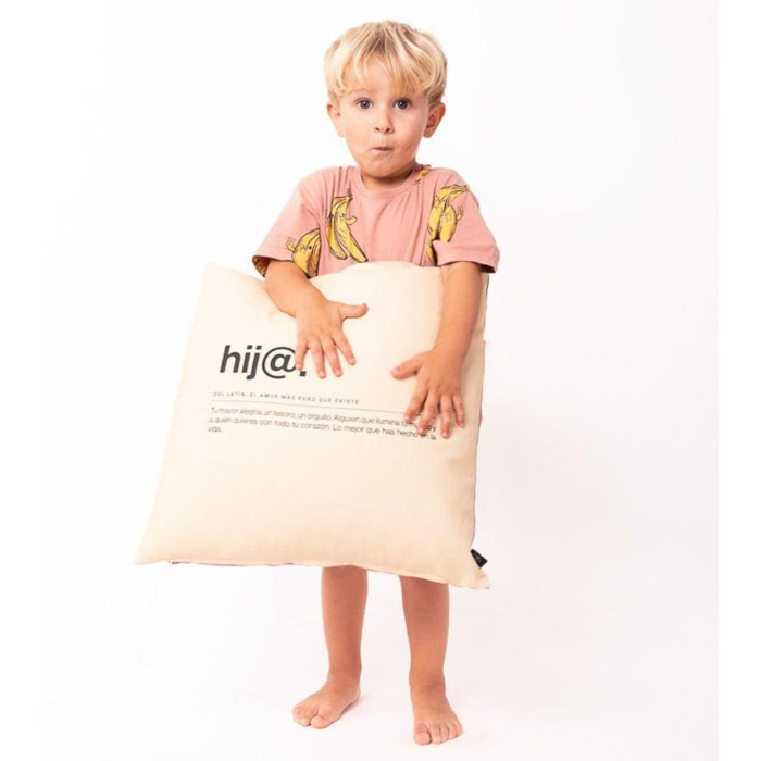 Funda de cojín "Hij@ Definición"