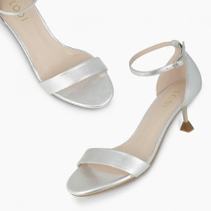 SANDALIAS PLATEADAS JOSE