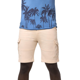 Pantaloncini cargo da uomo con tasconi Leone Beach
