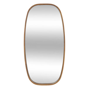 Miroir ovale Jasna bois 113x57cm