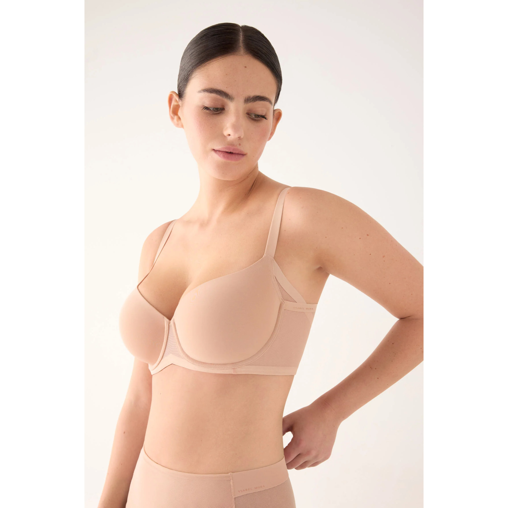 Reggiseno con ferretto con imbottitura Beige