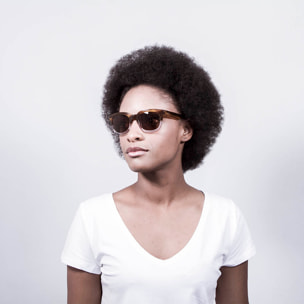 Gafas de sol PALO ALTO INSPIRATION II - Marrón claro y blanco / Marrón