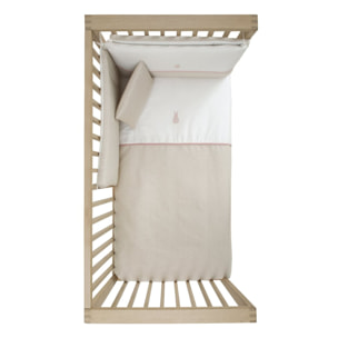 Cambrass Jgo 2 Pcs.Colcha I-V. Cuna 60 Lino