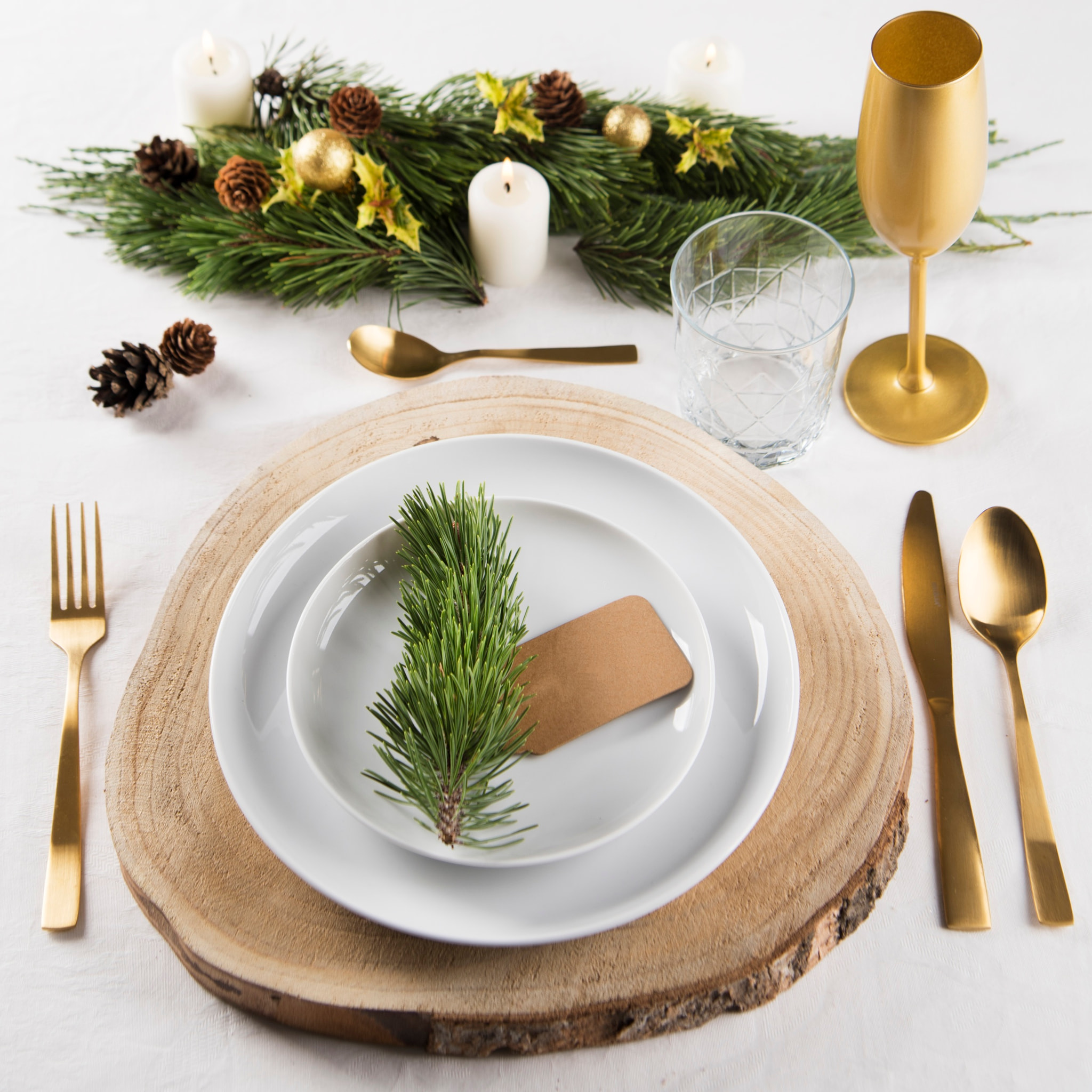 Service de table 18 pièces Excelsa – Coup, Porcelaine Blanc