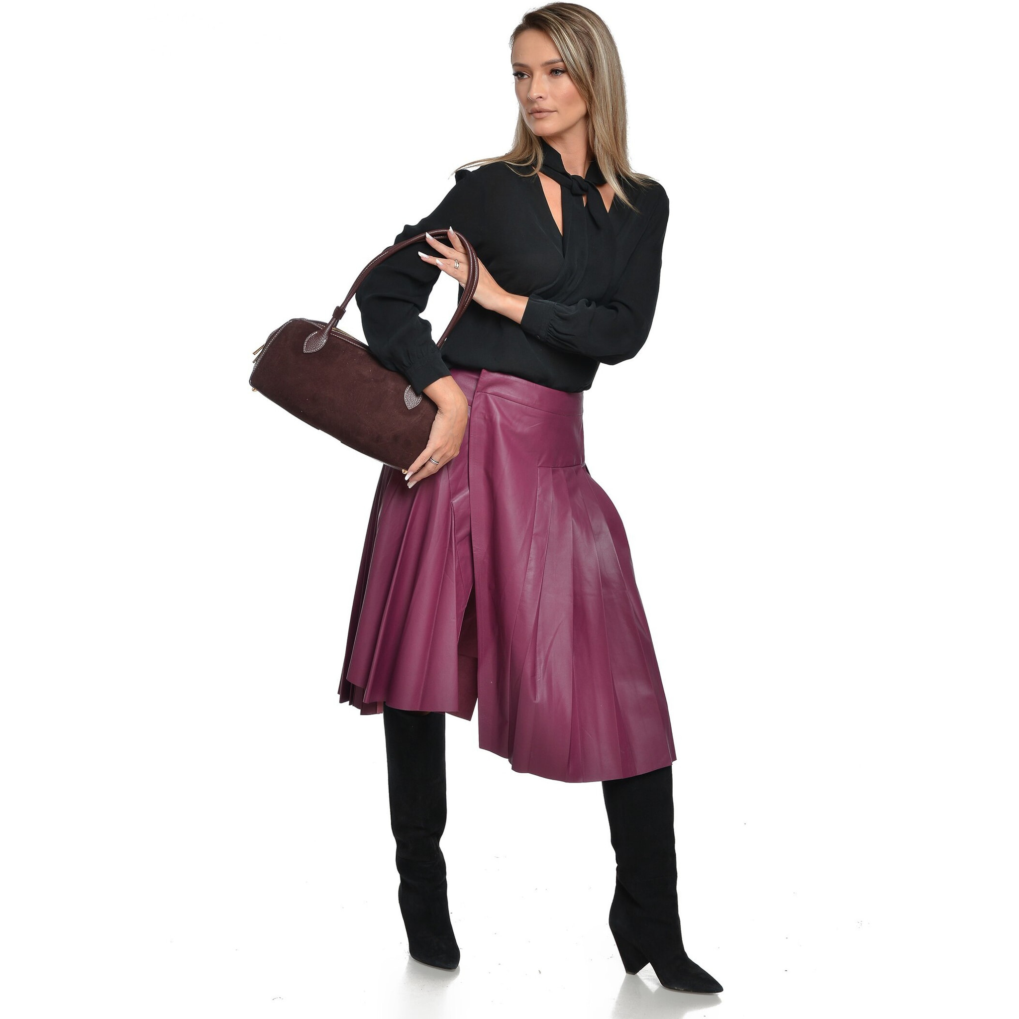 Borsa a mano Anna Luchini Bordeaux