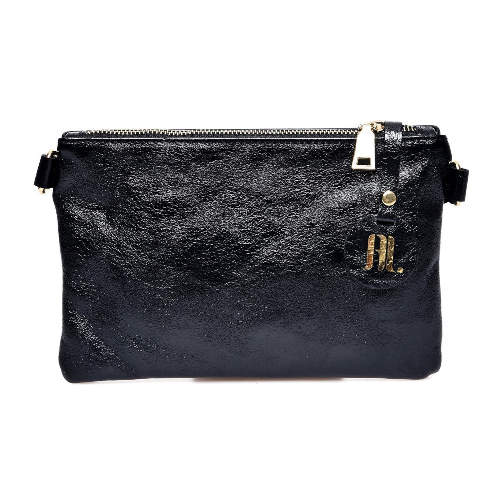 Borsa a spalla Anna Luchini Nero