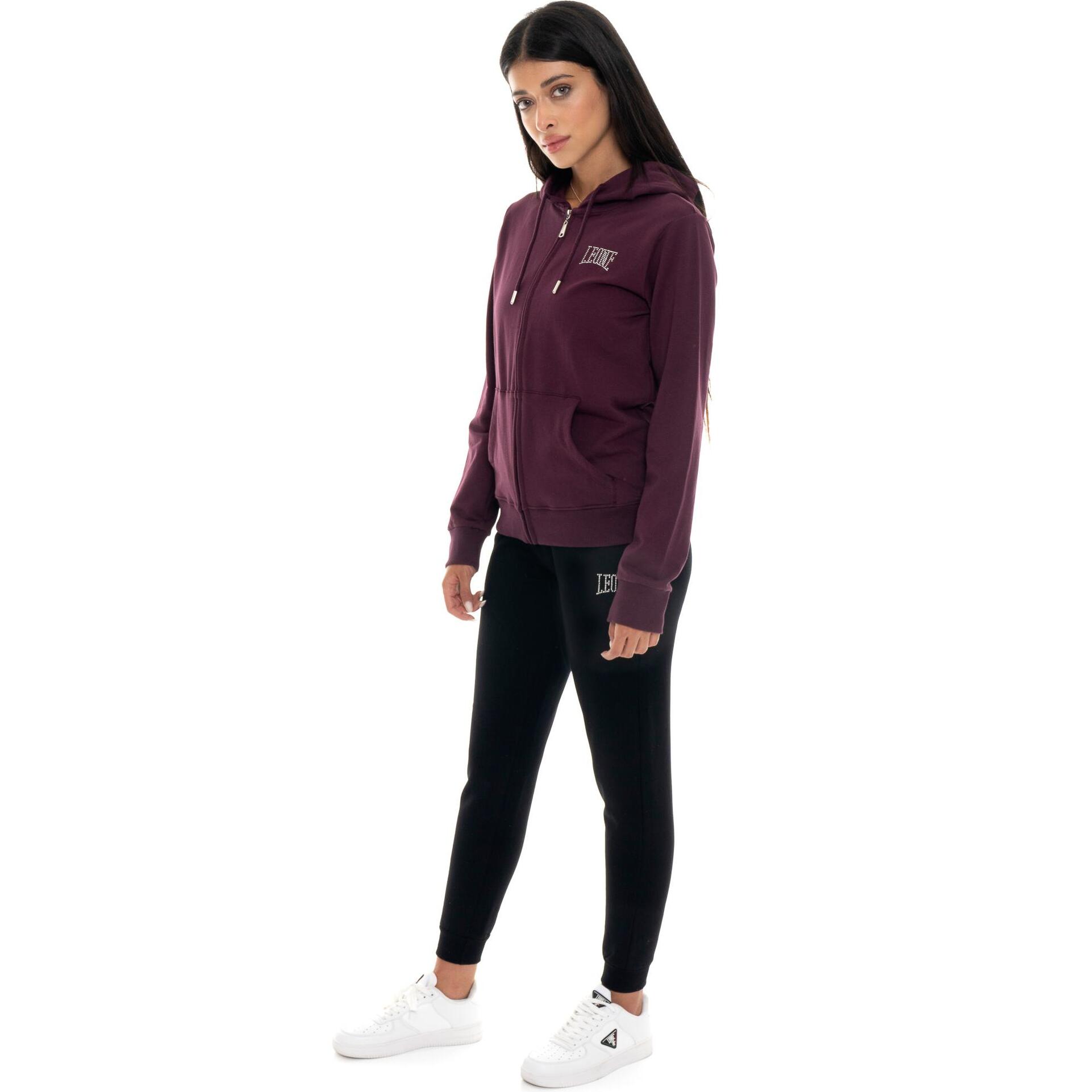 Tuta invernale donna cappuccio e zip, pantalone polsino Leone 1947 All You Need