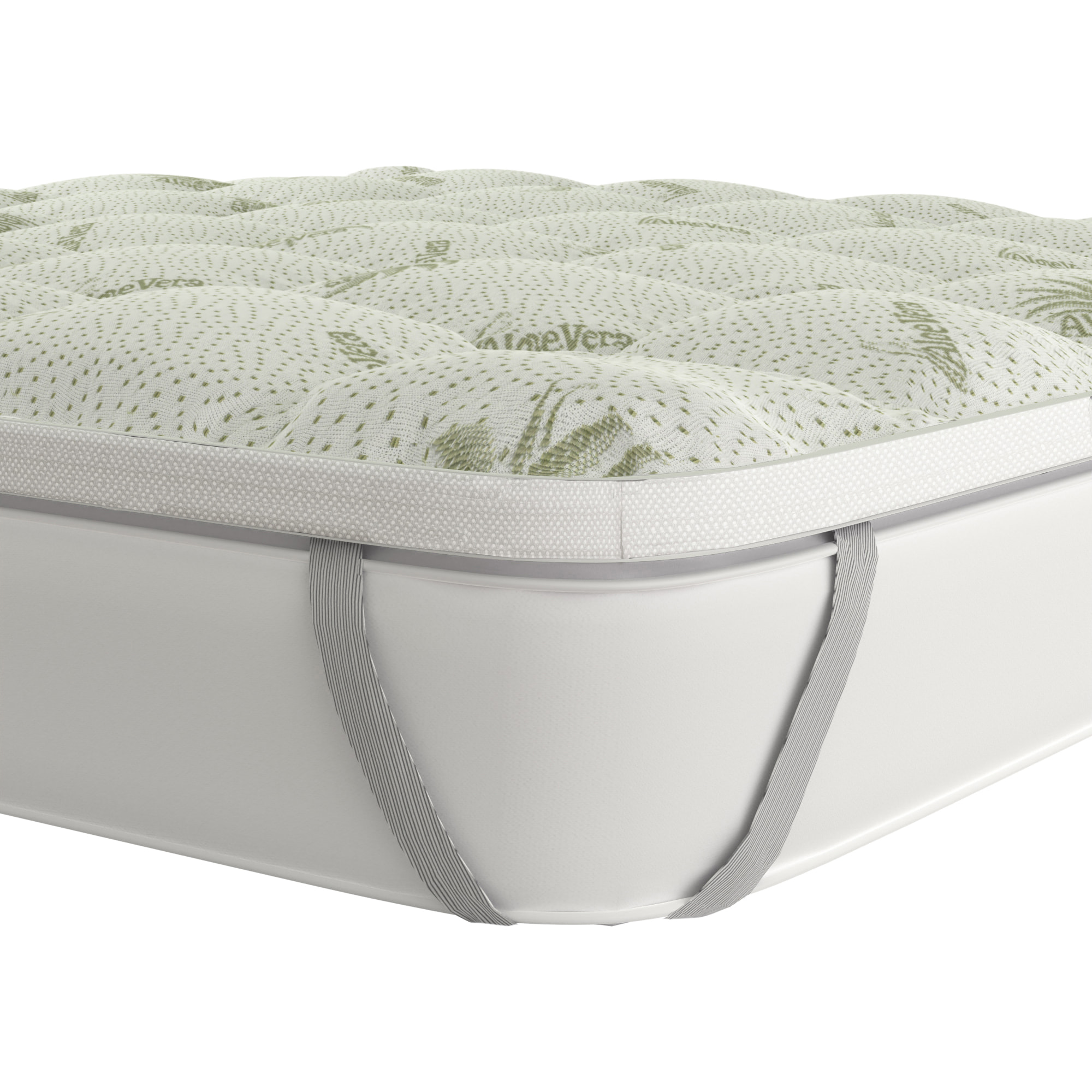 TOPPER WELLNESS TRAPUNTATO CON ELASTICI