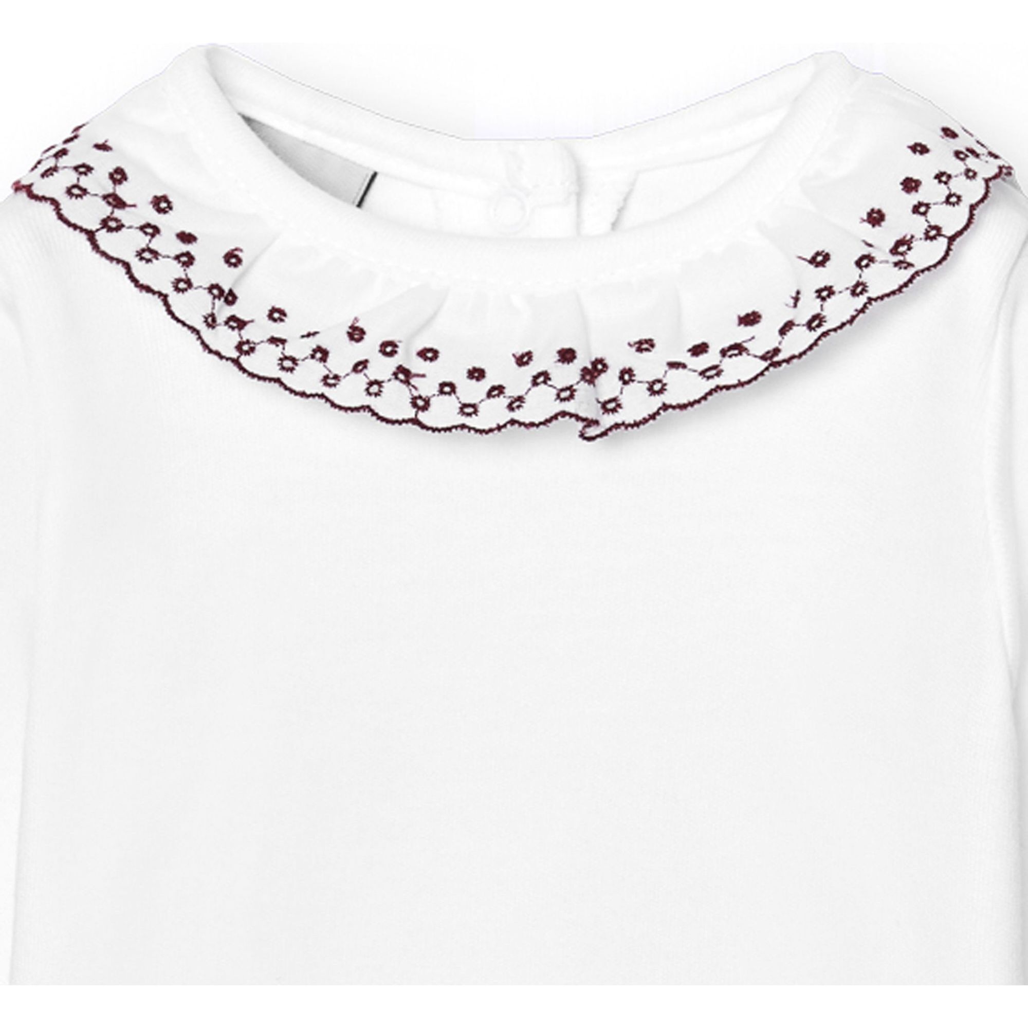 Body bebé manga larga cuello batista