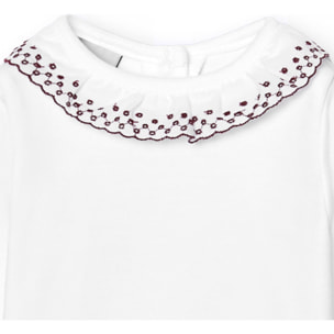 Body bebé manga larga cuello batista