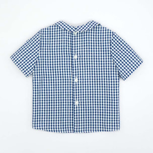 CAMISA VICHY AZUL MARINO