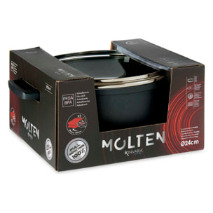 CACEROLA 24CM AL FUNDIDO FULL INDUCTION MOLTEN
