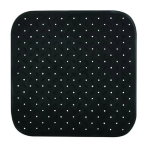 Tapis Fond de douche antidérapant Caoutchouc CLASS 54x54cm Noir MSV