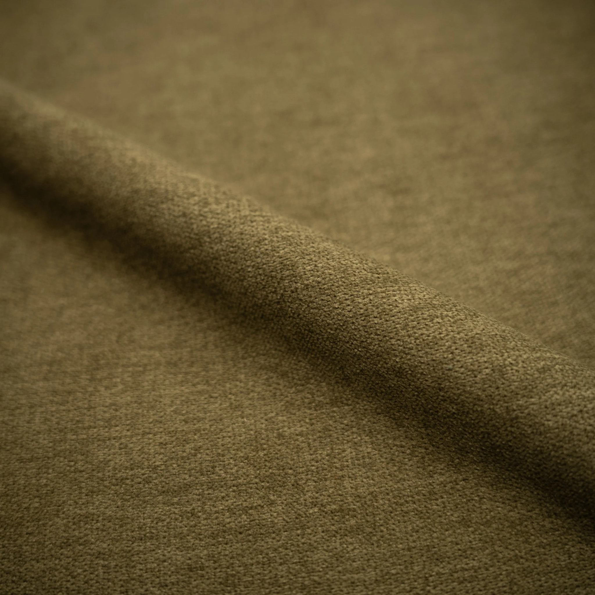 Lot de 2 chaises pour îlot central en tissu vert kaki 65,5 cm - Henrik