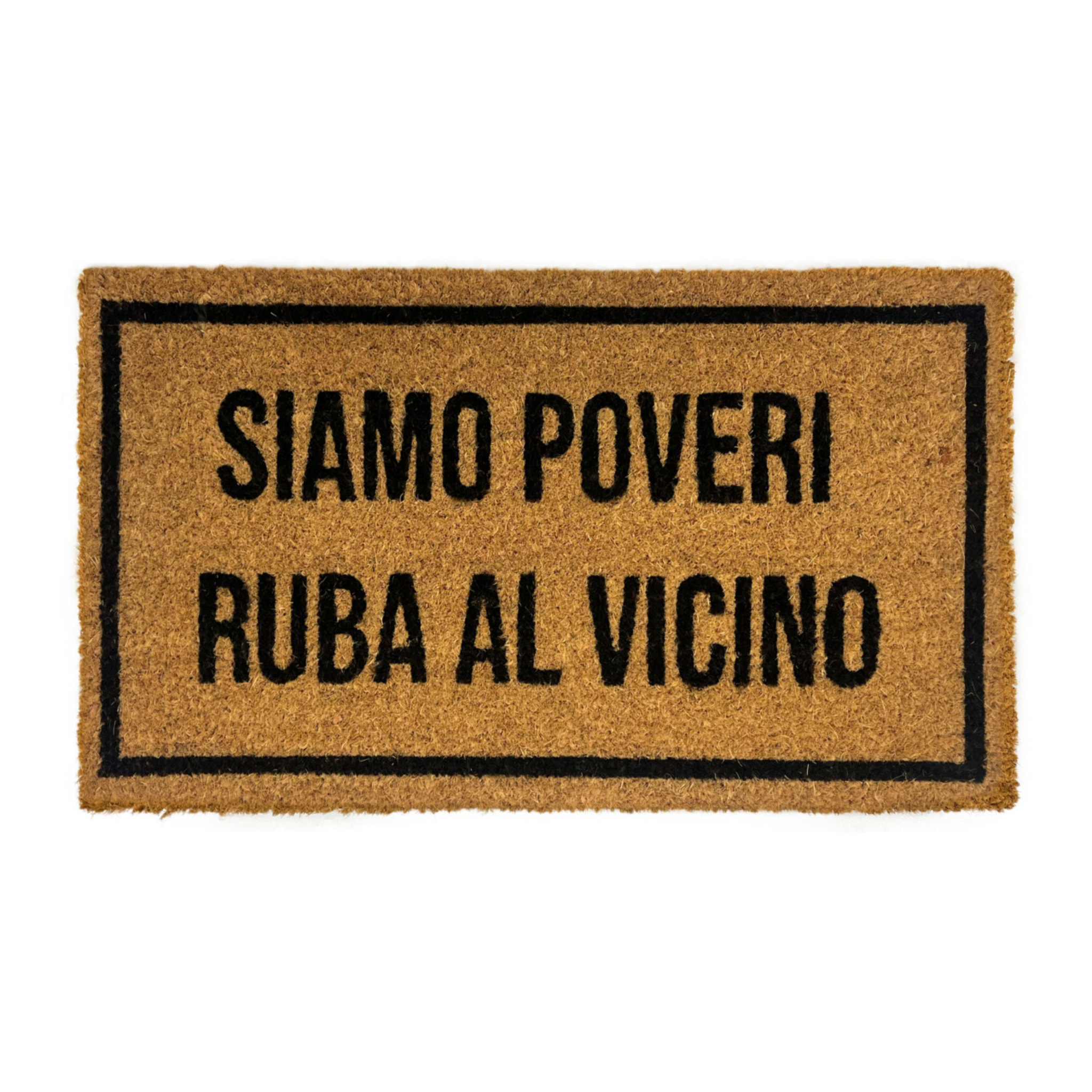 Zerbino Ingresso Casa Antiscivolo In Cocco Scritte Divertenti Ruba al Vicino