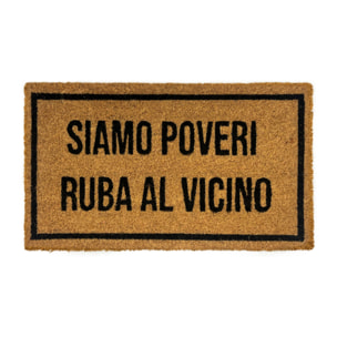 Zerbino Ingresso Casa Antiscivolo In Cocco Scritte Divertenti Ruba al Vicino