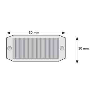 Cale réglette 751 PRUNIER SAS - Neutre - 20x50 mm - Boite 1000 - SCJP751