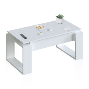 Mesa de centro elevable Neo Blanco Artik (Blanco Mate)