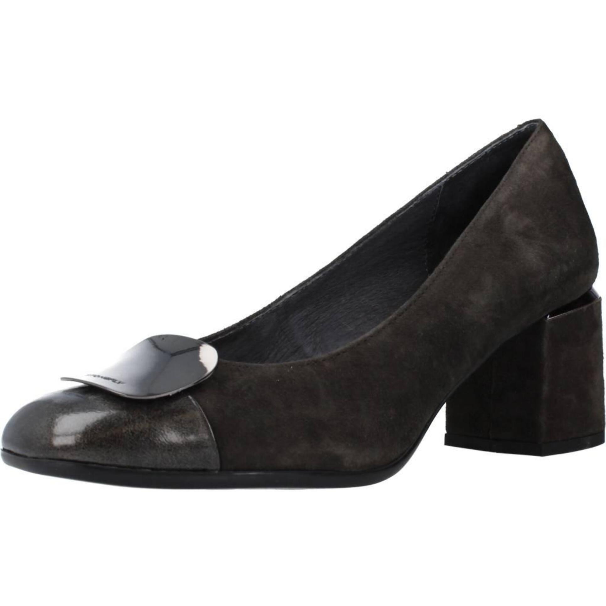 Salones Mujer de la marca STONEFLY  modelo BRIDGET 2 PATENT/GOAT SUEDE GRIS
