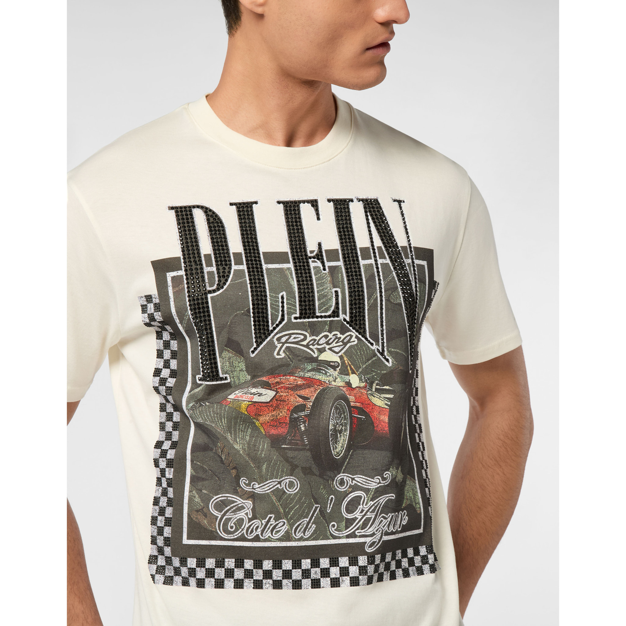 PHILIPP PLEIN Maglietta a girocollo RACING