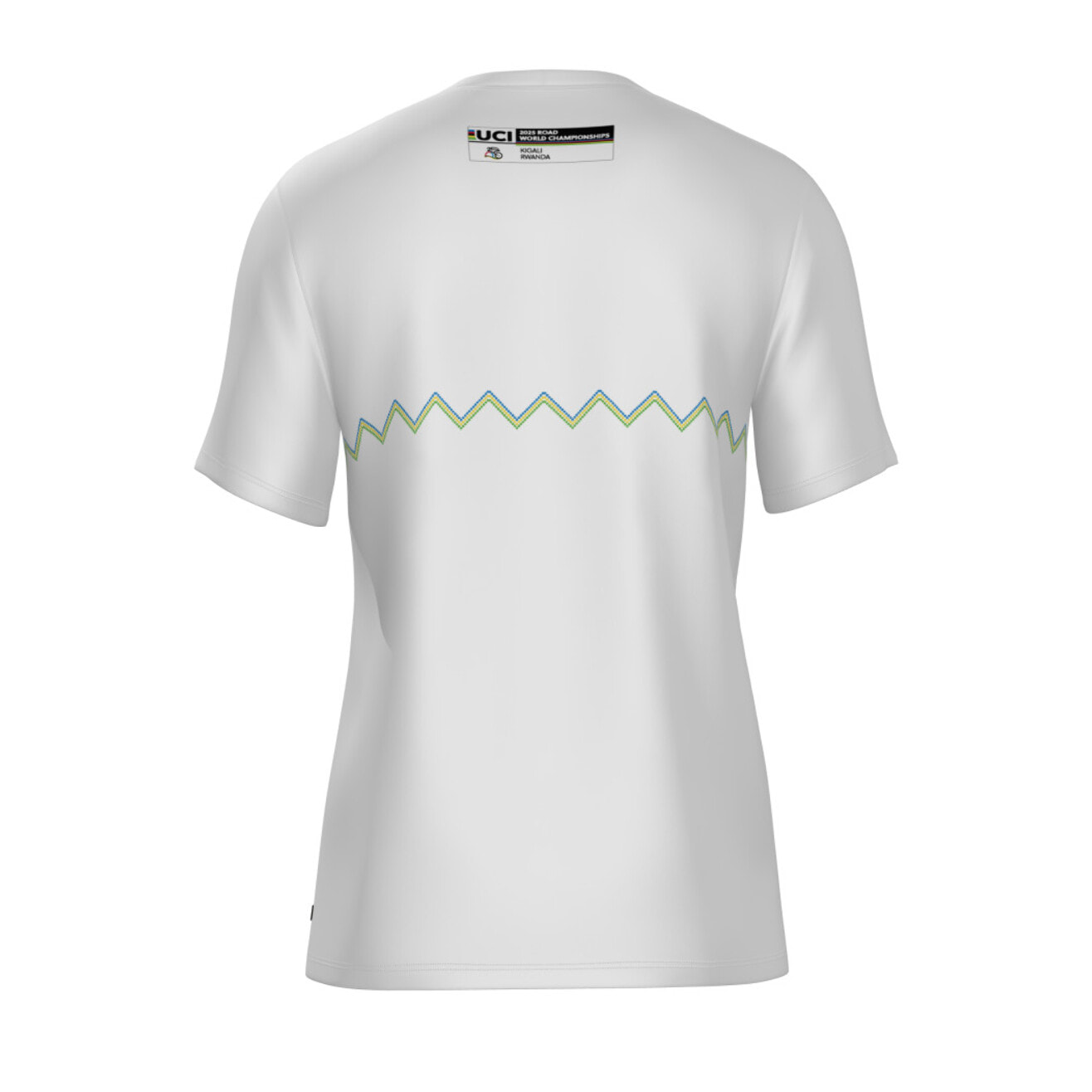 2025 Uci Road World Championships - T-Shirt Kigali - Blanco - Unisex