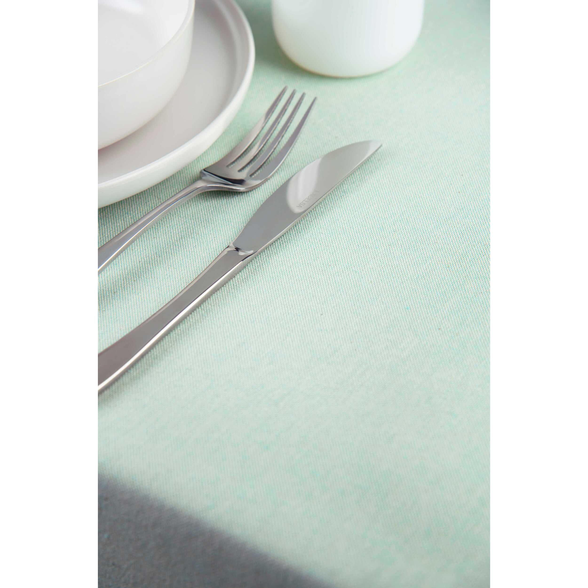 Tovaglia 140x180 Excelsa – Pastel Color, Cotone e Poliestere Verde