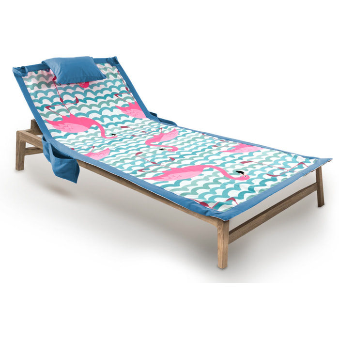 Telo Mare Lettino In Microfibra Disegno Summer