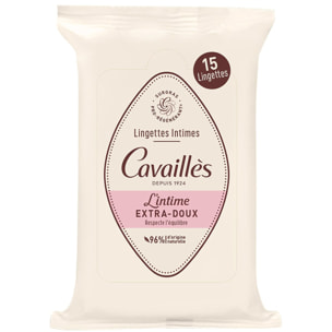 L'intime Extra-Doux - Lingettes Hygiène Intime x15