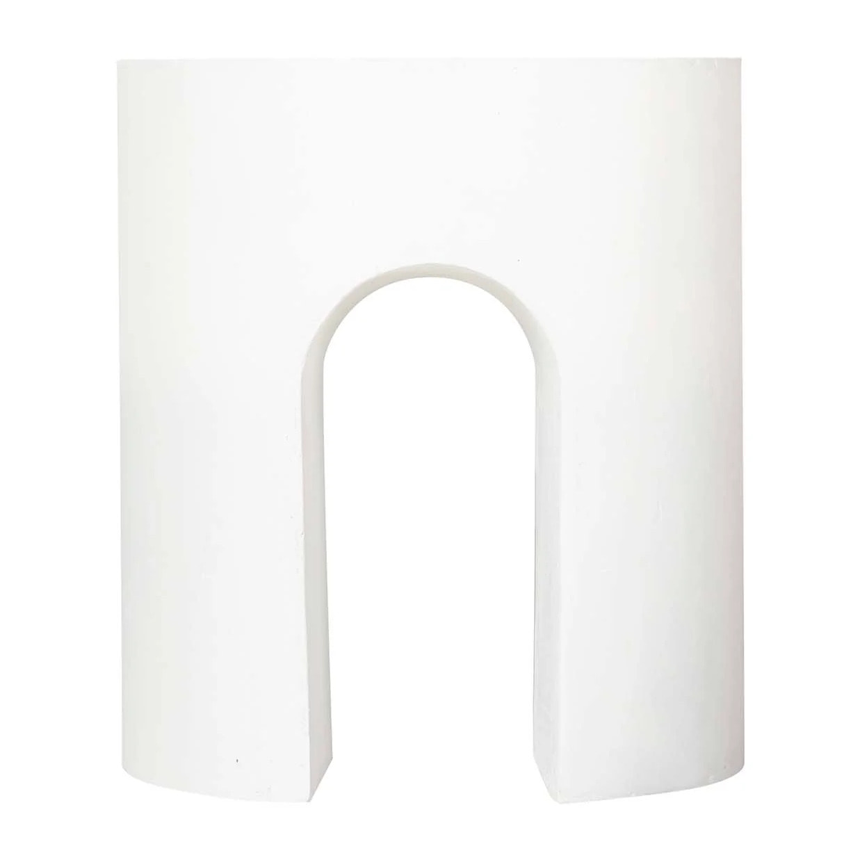 Mesa Auxiliar Taburete Blanco Sedit 41x41x47 Cm