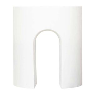 Mesa Auxiliar Taburete Blanco Sedit 41x41x47 Cm
