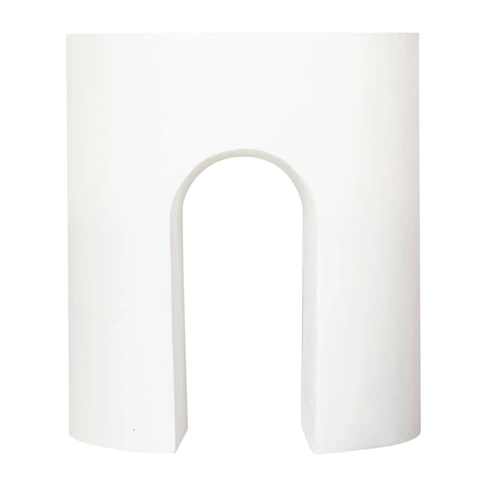 Mesa Auxiliar Taburete Blanco Sedit 41x41x47 Cm