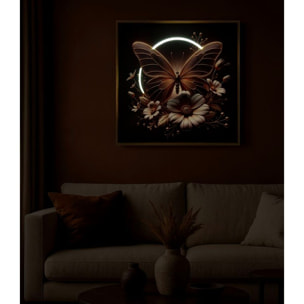 STAMPA C/LED SU TELA LACCATA C/CORNICE BUTTERFLY CM 50X4
X50