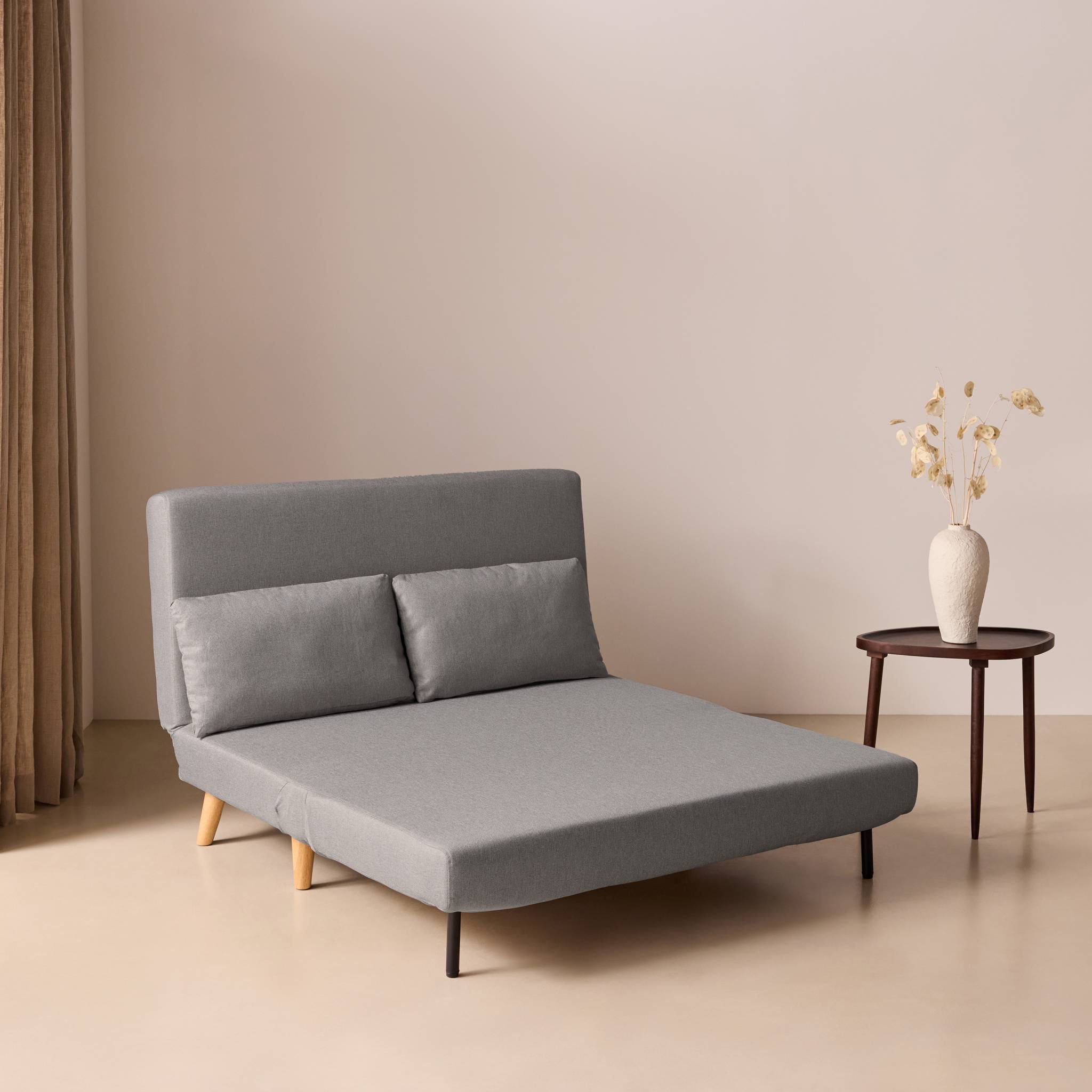 Canapé convertible 2 places tissu GUESTA