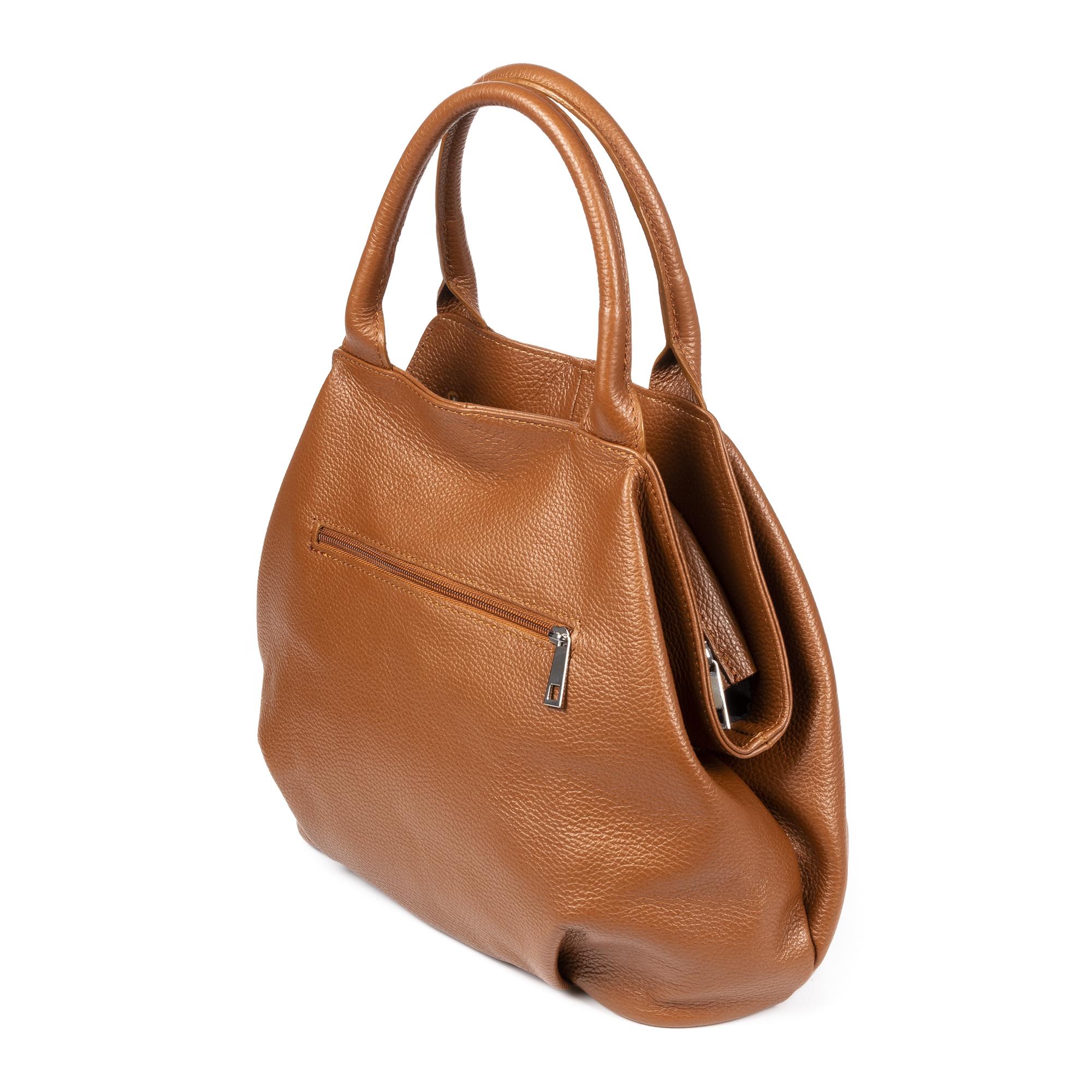 Zenobia Borsa Shopper Donna in Vera Pelle Dollaro