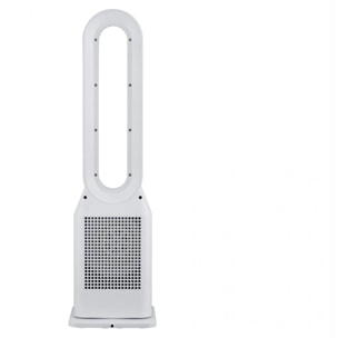 Ventilateur colonne sans pales à 3 vitesses et à oscillation automatique