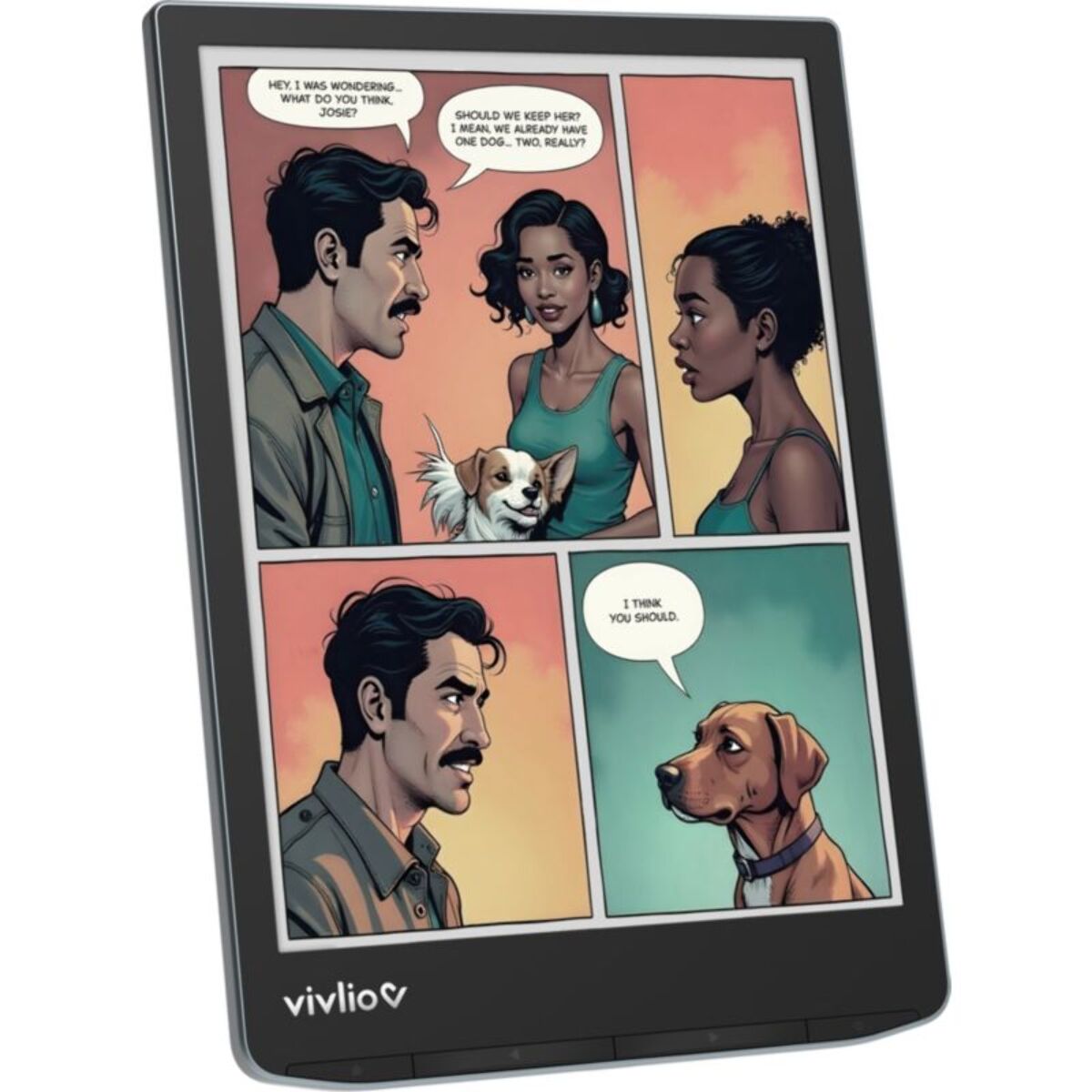 Liseuse eBook VIVLIO INKPAD COLOR 3 Bleu acier