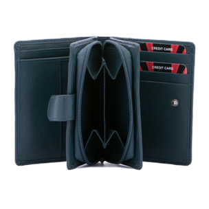 Portafoglio  da donna ecopelle Prodotto Vegano 13x9,5x4 cm