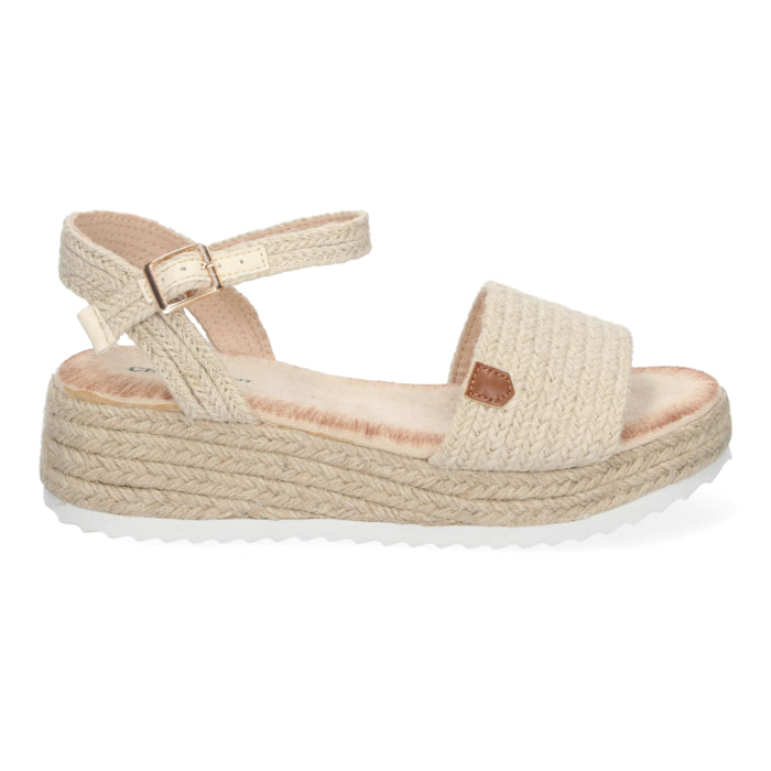 Sandalias para mujer de Verano con Cuña de Yute