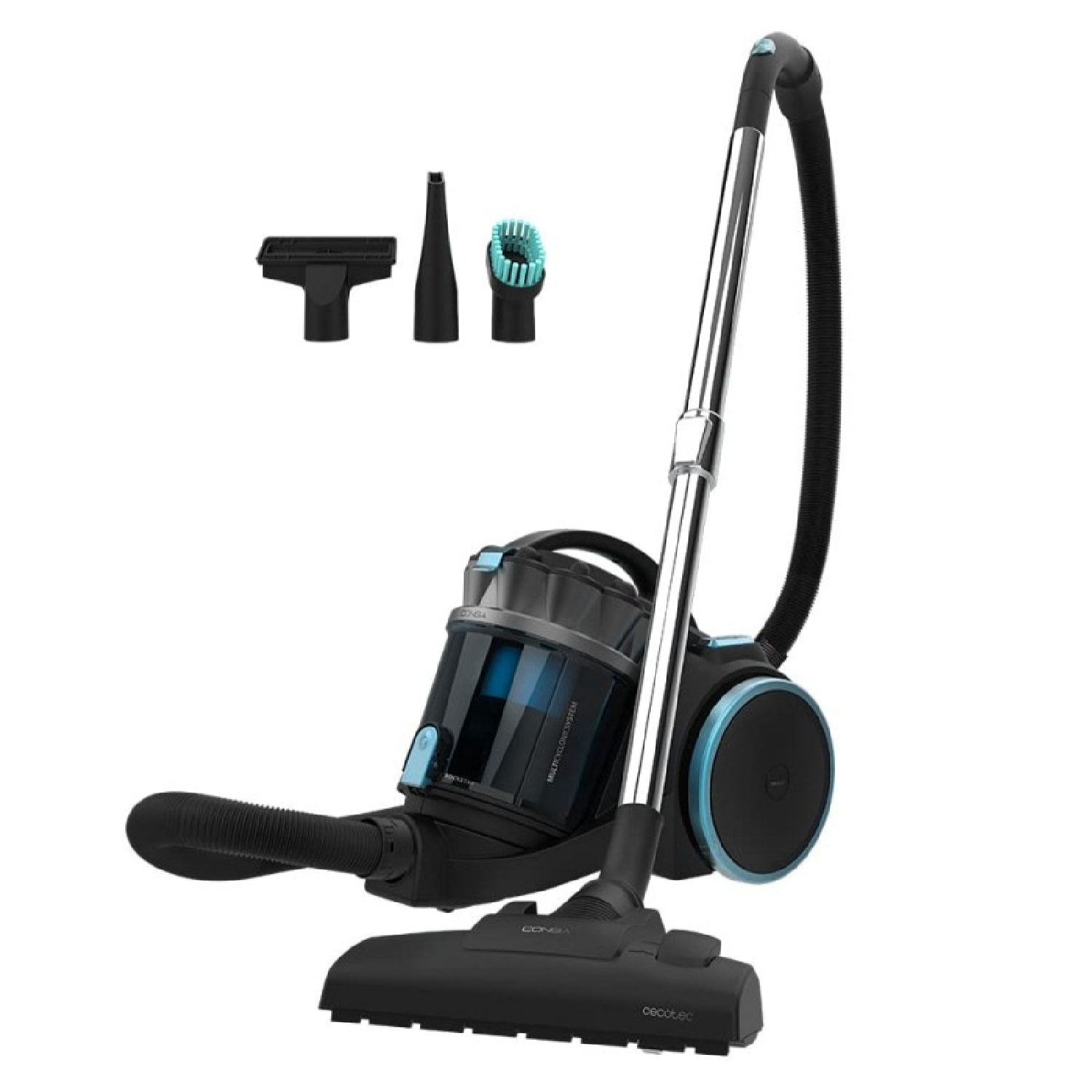 Cecotec Aspirateur Traîneau sans Sac Conga Rockstar Multicyclonic XL. 800 W, Mul