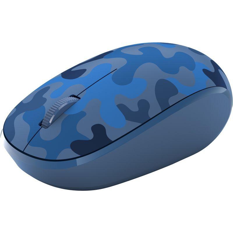 Microsoft - Souris sans fil MICROSOFT Camouflage Bleu Nuit