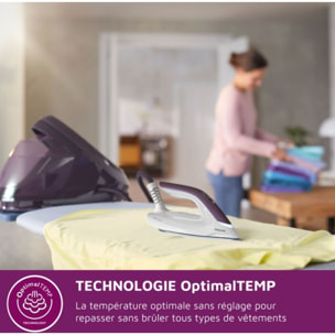 Centrale vapeur PHILIPS PSG8050/30 violet 1,8L