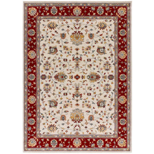 CLASSIC Alfombra vintage en diseÃ±o clÃ¡sico en color crema, varias medidas disponibles.