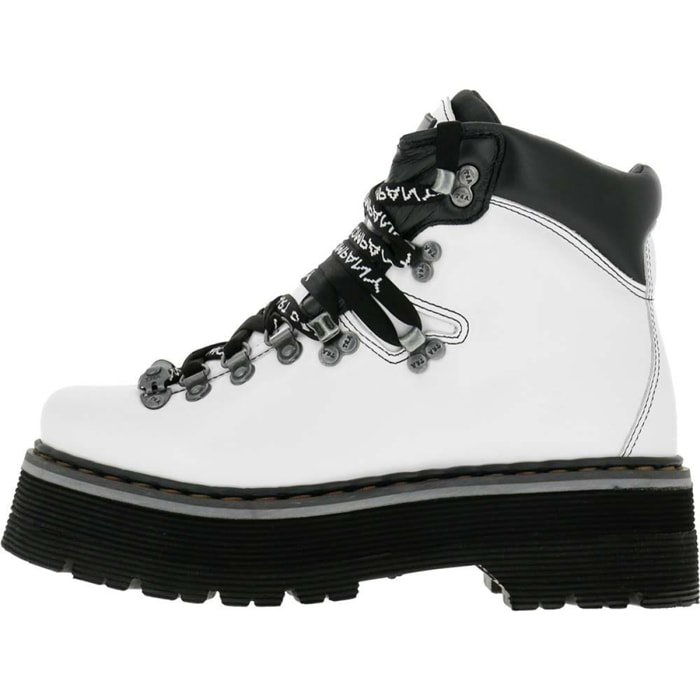 Botines 0910 CITY WHITE-BLACK/ ART ALPINE color White-black