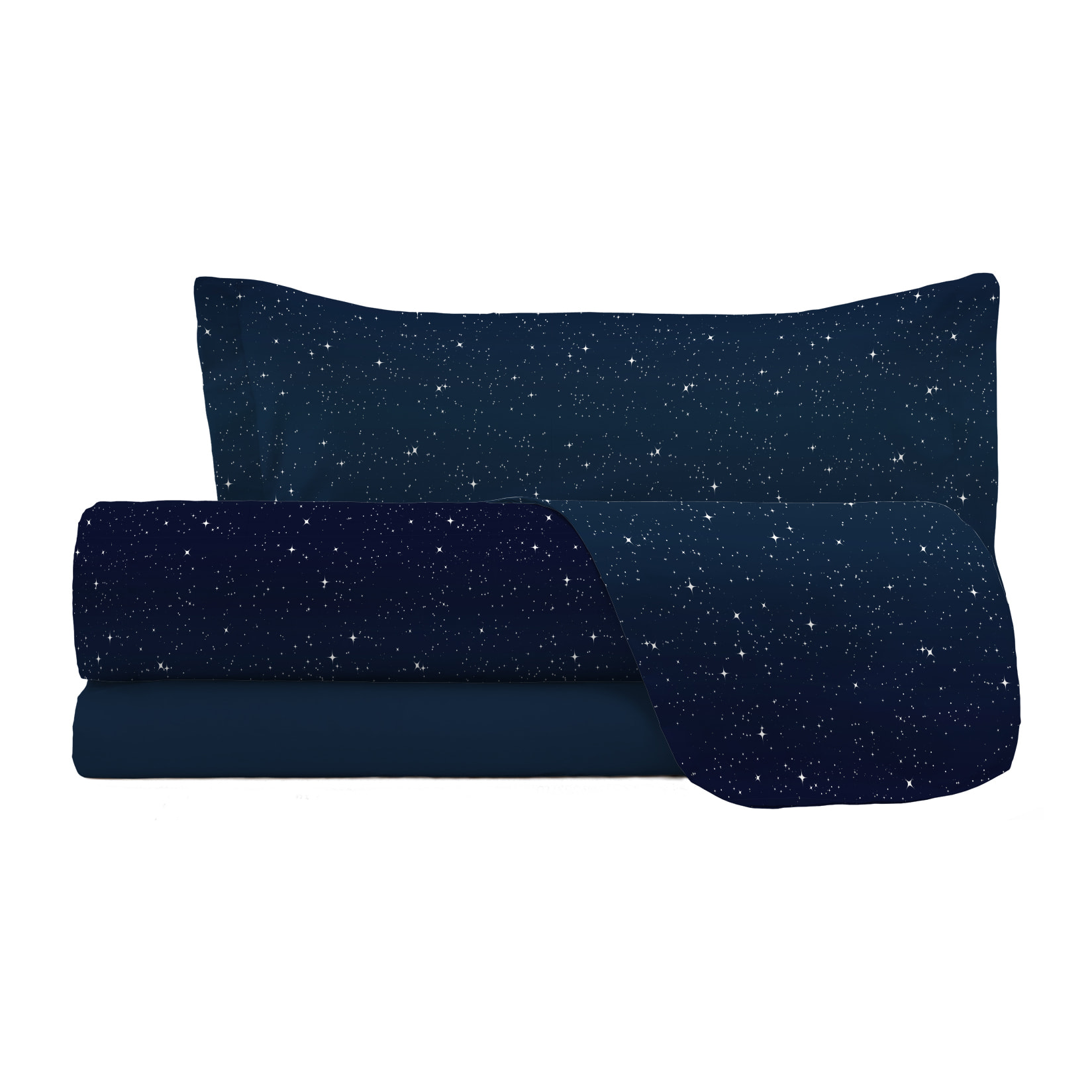 COMPLETO LETTO FASHION MADE IN ITALY MICROFIBRA-STARS SINGOLO