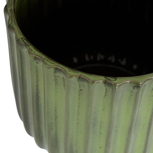 Cache-pot Iko en Grès 16x16x15cm